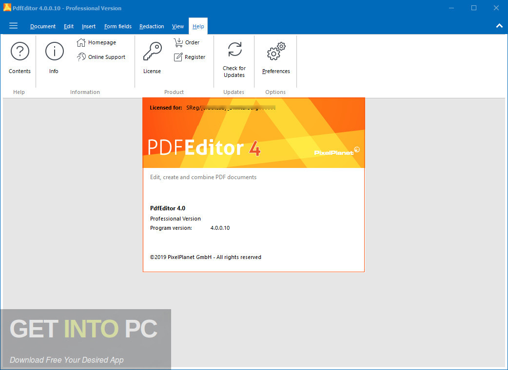 PixelPlanet PdfEditor 2020 Offline Installer Download
