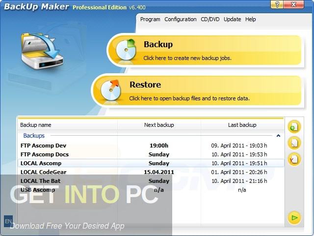 BackUp Maker Professional Direct Link Download