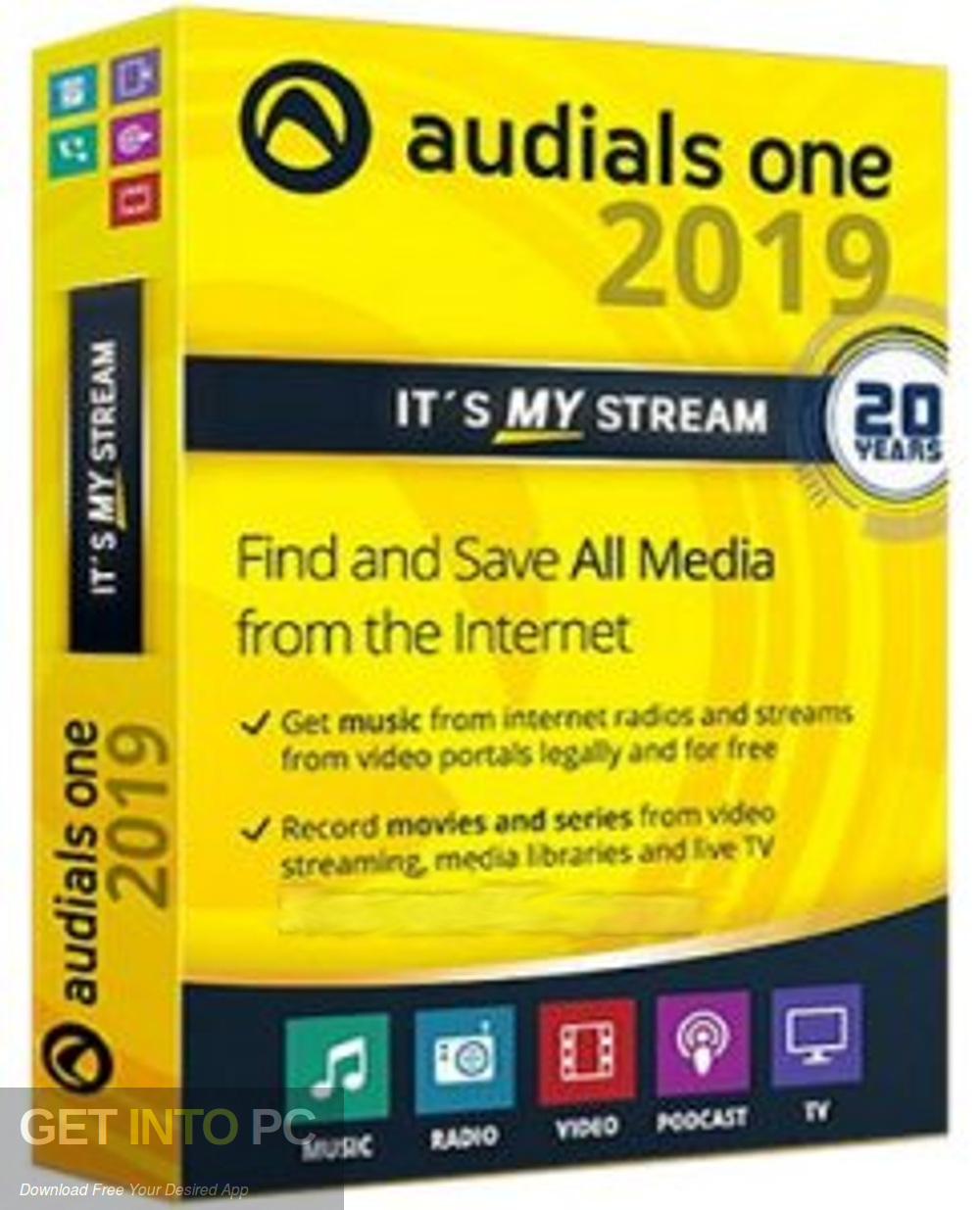 Audials One Platinum 2019 Free Download-GetintoPC.com