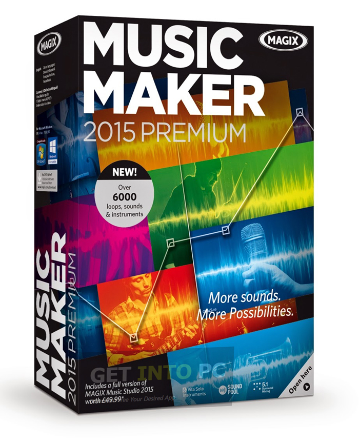 MAGIX Music Maker 2015 Premium ISO Free Download MAGIX Music Maker 2015 Premium ISO Free Download