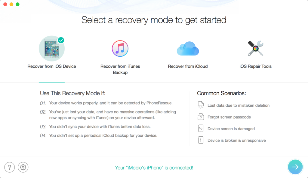 recovery method for ios