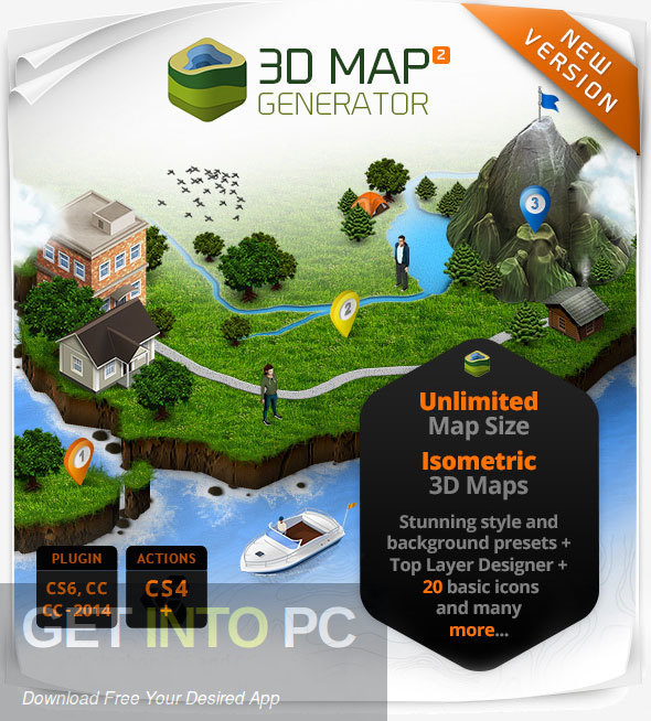 3D Map Generator Plugin Free Download-GetintoPC.com