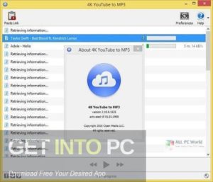 4K YouTube to MP3 2020 Offline Installer Download GetIntoPC.com