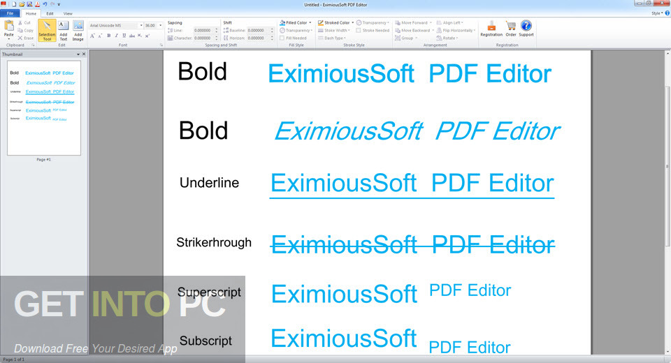 EximiousSoft PDF Editor Offline Installer Download
