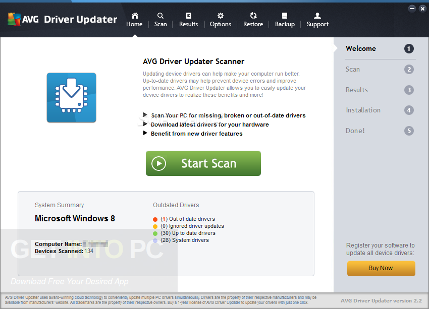 AVG Driver Updater Offline Installer Download