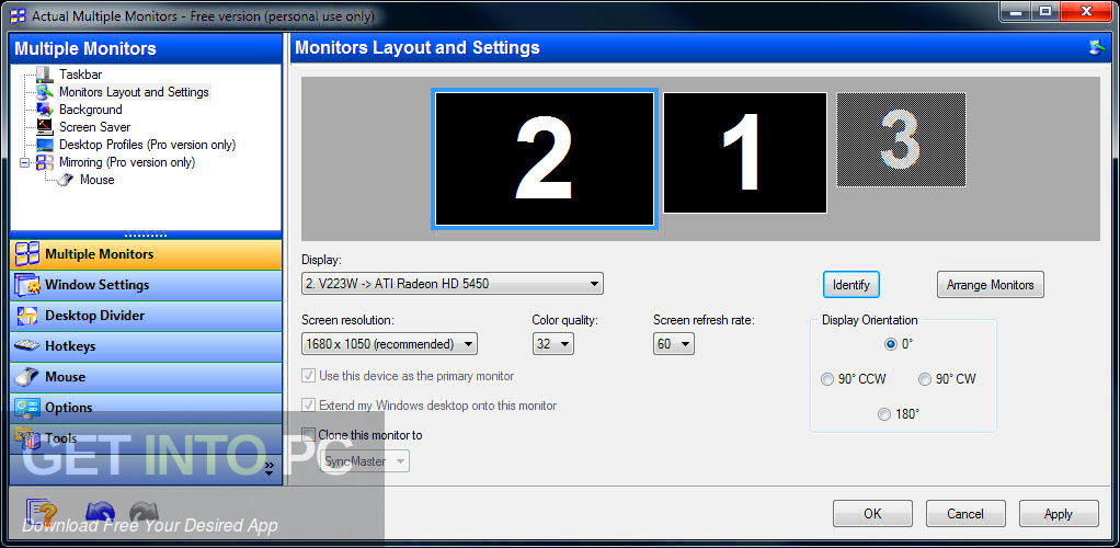 Actual Multiple Monitors Offline Installer Download-GetintoPC.com