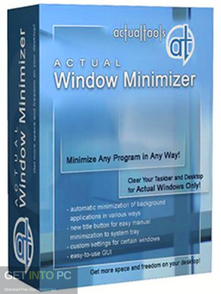 Actual Window Minimizer Free Download-GetintoPC.com