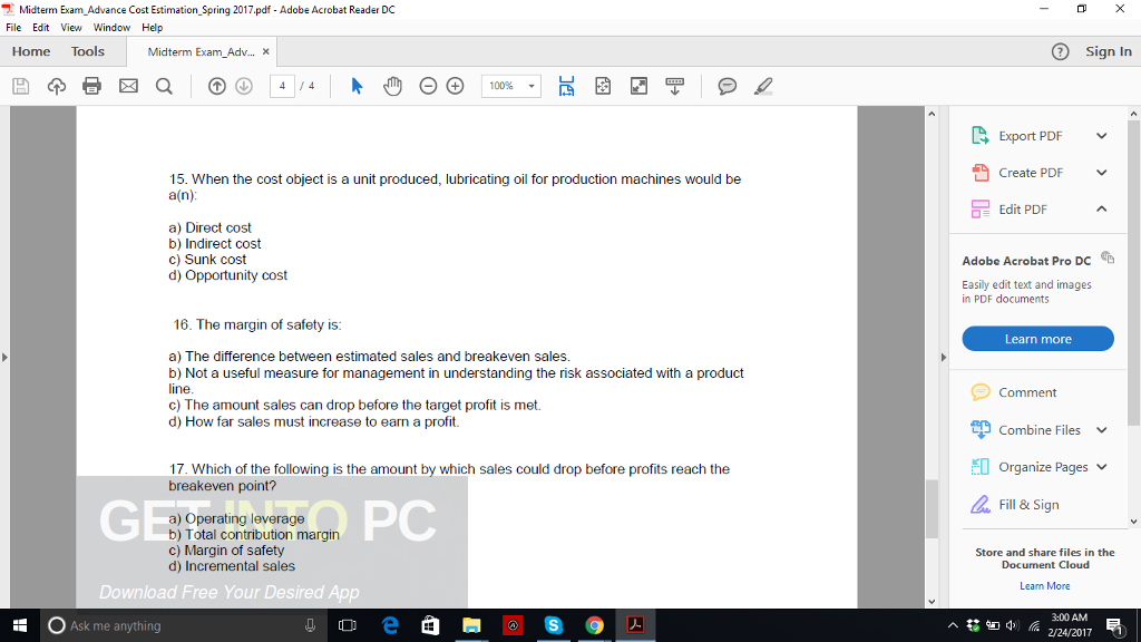 Adobe Acrobat Pro DC 2017 Offline Installer Download