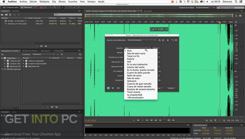 Adobe Audition CC 2019 for Mac Direct Link Download-GetintoPC.com