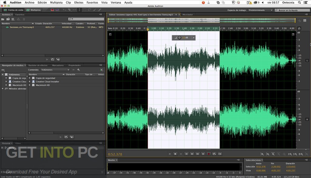 Adobe Audition CC 2019 for Mac Offline Installer Download-GetintoPC.com