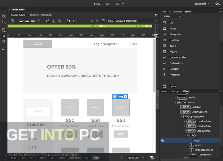 Adobe Dreamweaver CC 2019 Direct Link Download-GetintoPC.com