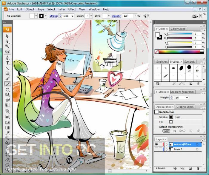Adobe Illustrator CS3 Portable Latest Version Download-GetintoPC.com