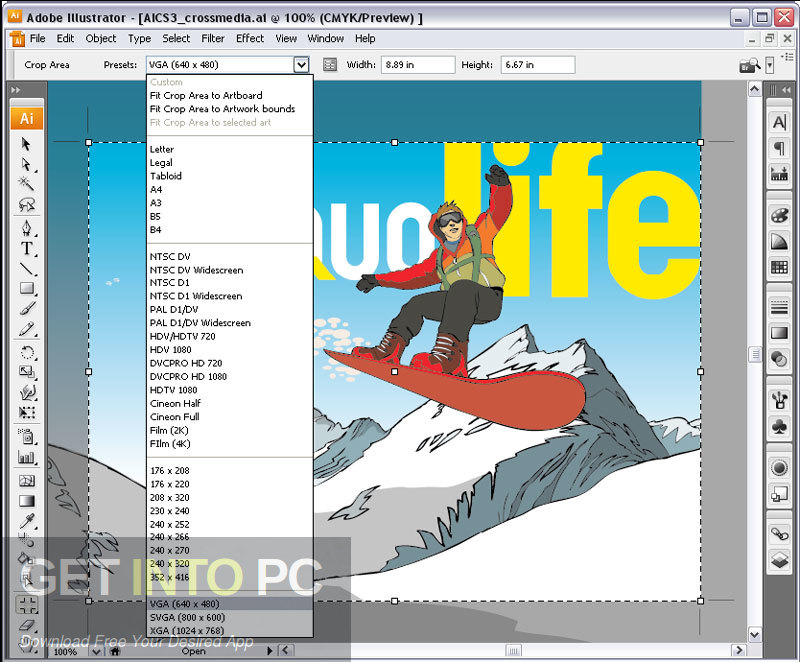 Adobe Illustrator CS3 Portable Offline Installer Download-GetintoPC.com