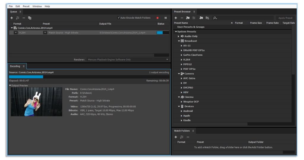 Adobe Media Encoder CC 2018 Latest Version Download