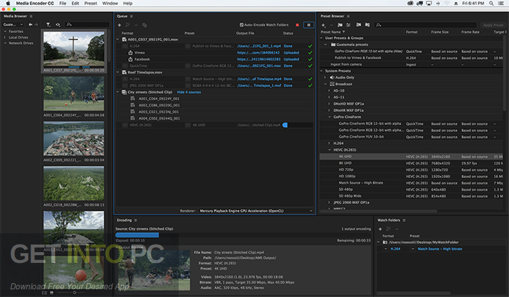 Adobe Media Encoder CC 2019 for Mac Latest Version Download-GetintoPC.com