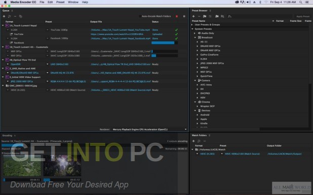Adobe Media Encoder CC 2019 for Mac Offline Installer Download-GetintoPC.com