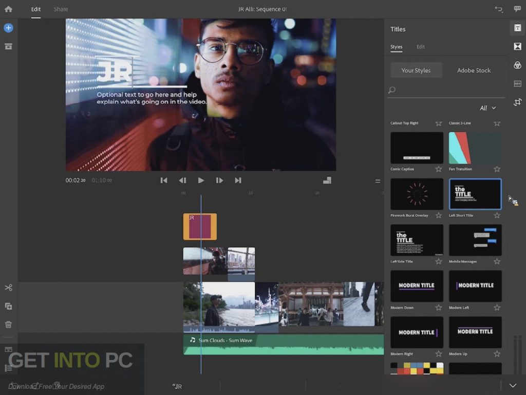 Adobe Premiere Rush CC 2019 Direct Link Download-GetintoPC.com