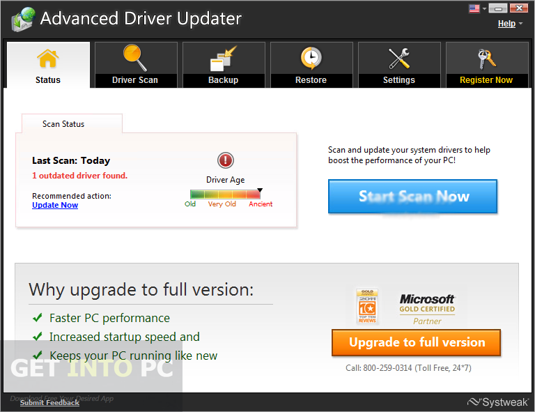 Advanced Driver Updater 2.7 Offline Installer Download