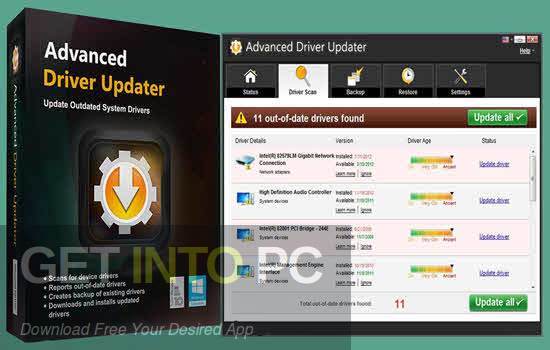 Advanced Driver Updater Crack GetintoPC.com