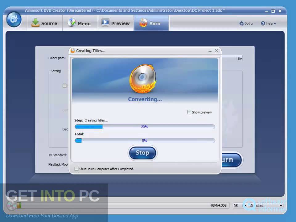 Aimersoft DVD Creator Direct Link Download-GetintoPC.com
