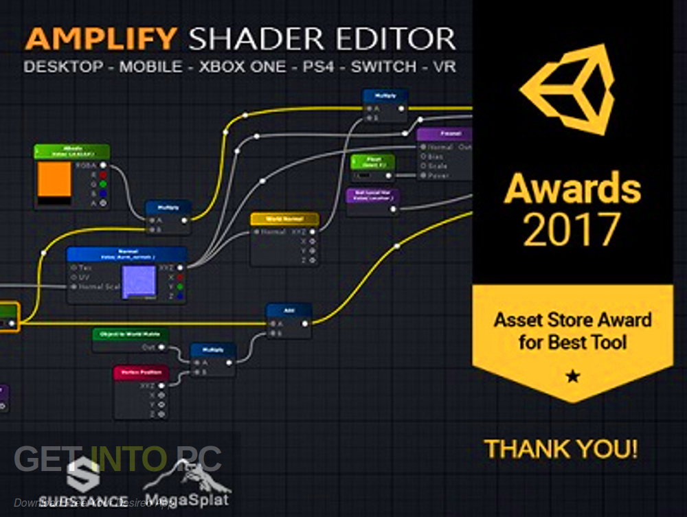 Amplify Shader Editor Asset for Unity Free Download-GetintoPC.com