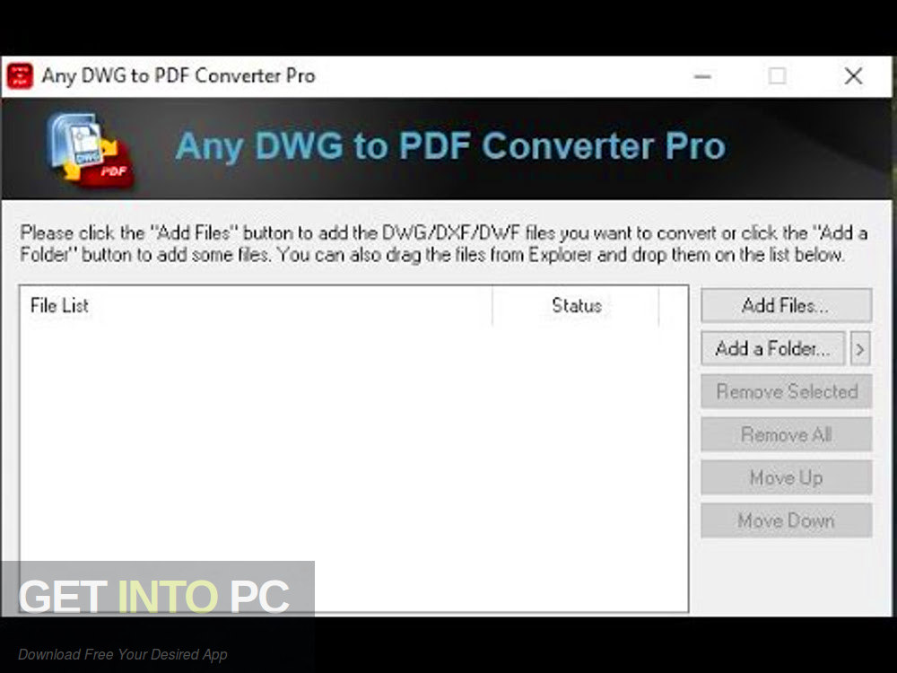 Any DWG to PDF Converter Pro 2020 Offline Installer Download GetintoPC.com