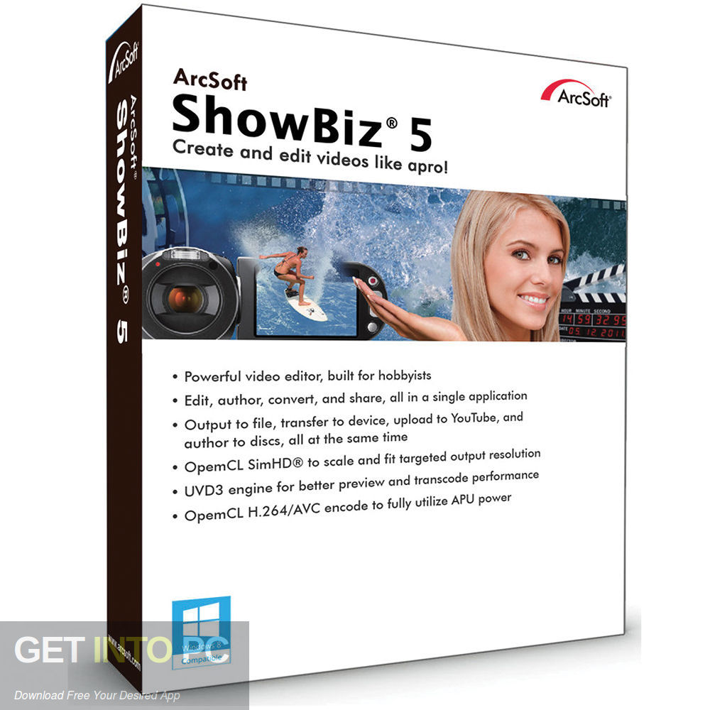 ArcSoft ShowBiz Free Download-GetintoPC.com