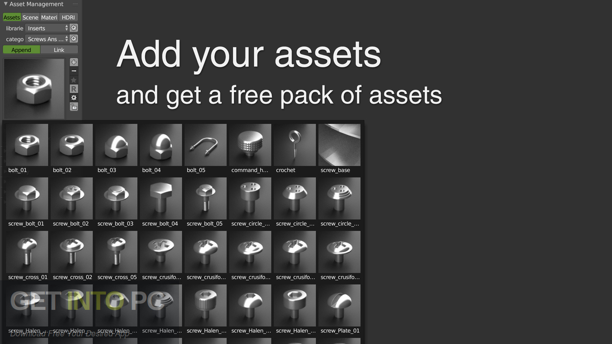 Asset Management for Blender Direct Link Download-GetintoPC.com