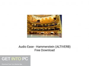 Audio Ease Hammerstein (ALTIVERB) Offline Installer Download-GetintoPC.com