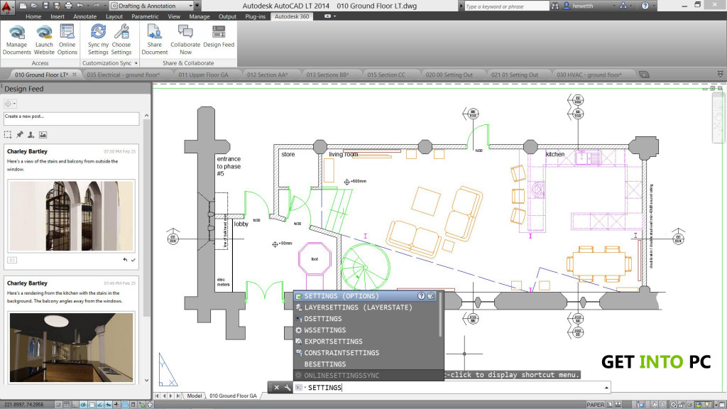 AutoCAD LT 2014 Features