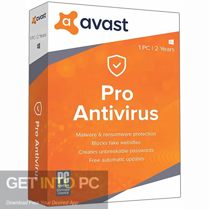 Avast Antivirus Pro 2019 Free Download GetintoPC.com