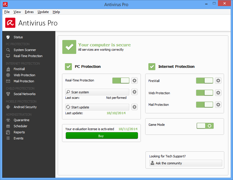 Avira Antivirus Pro 2015 Offline Installer Download