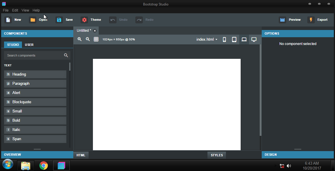 Bootstrap Studio 4.1.7 Pro Offline Installer Download