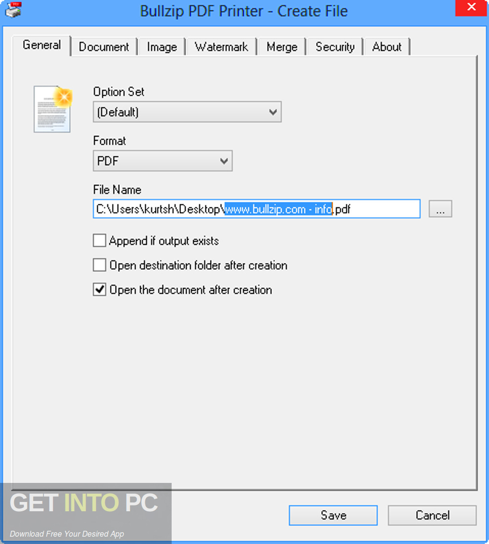 BullZip PDF Printer Expert Direct Link Download GetintoPC.com