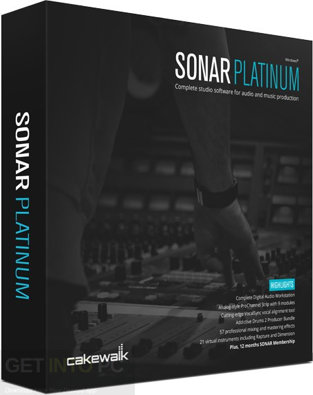 Download Cakewalk SONAR Platinum 23 With Plugins & Content