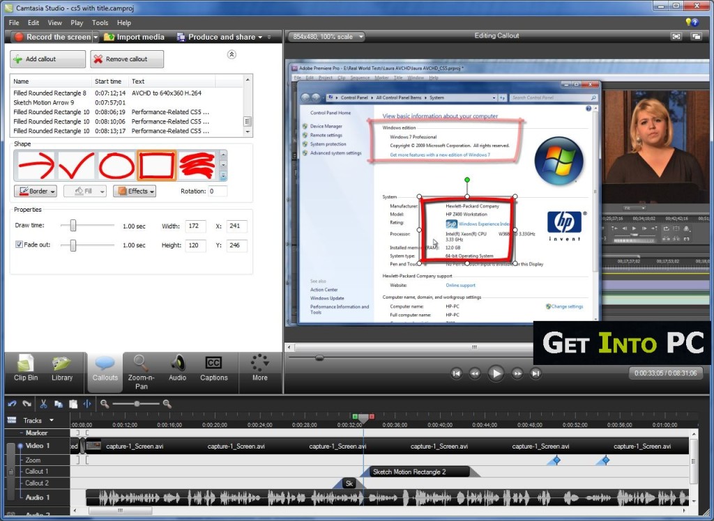 Camtasia Studio Features