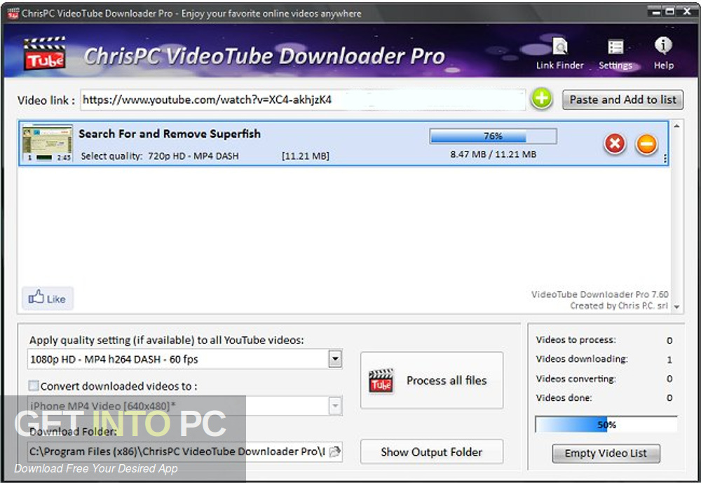 ChrisPC VideoTube Downloader Pro Latest Version Download GetintoPC.com