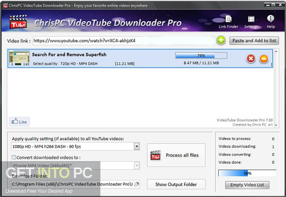 ChrisPC VideoTube Downloader Pro Free Download 5 ChrisPC VideoTube Downloader Pro Latest Version Download GetintoPC.com