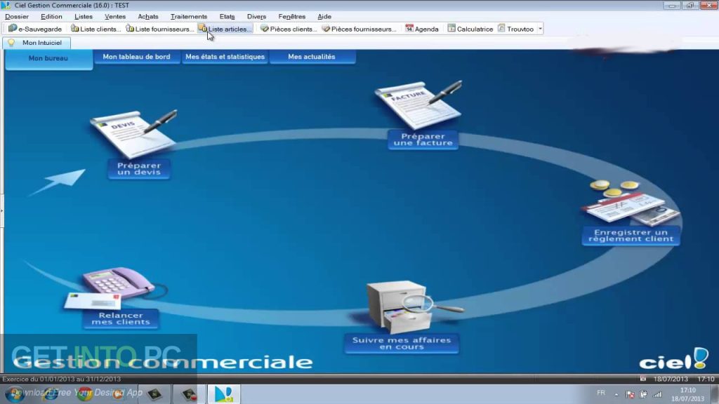 Ciel Gestion Commerciale 2010 French Latest Version Download-GetintoPC.com