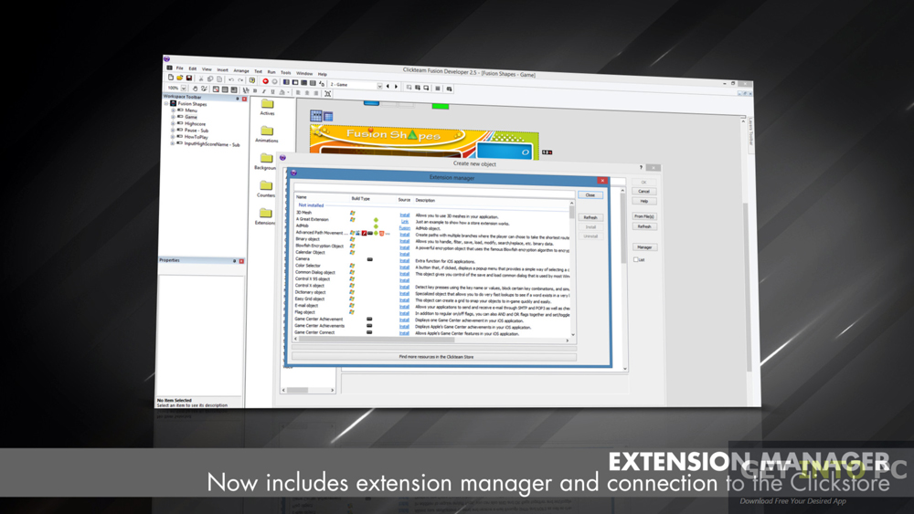 Clickteam Fusion 2.5 Developer Offline Installer Download