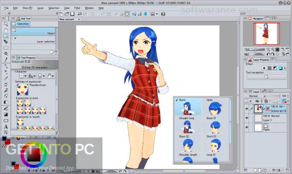 Clip Studio Paint EX v1.6.3 - 32 bit 64 bit + Materials Offline Installer Download-GetintoPC.com