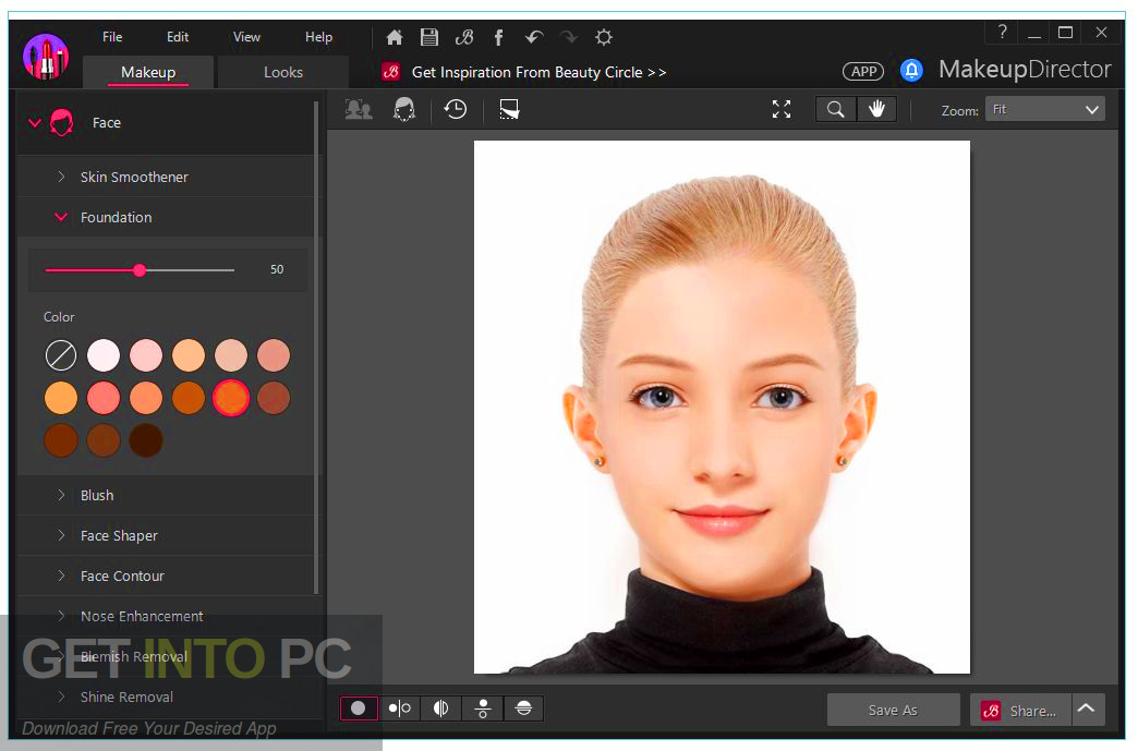 CyberLink MakeupDirector Deluxe 2018 Latest Version Download-GetintoPC.com