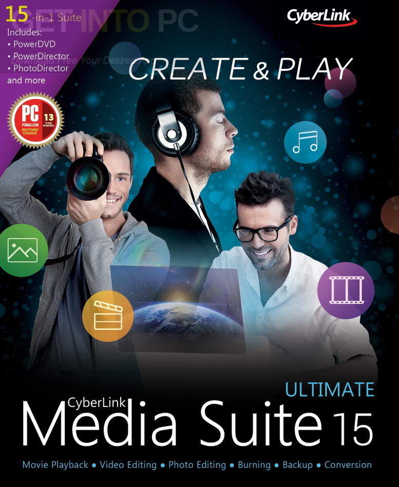 CyberLink Media Suite 15 Ultimate Free Download