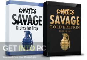 Cymatics - Savage Drums For Trap: Gold Edition (WAV, MIDI) Free Download-GetintoPC.com