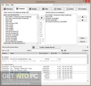Directory List and Print Pro 2020 Latest Version Download GetIntoPC.com