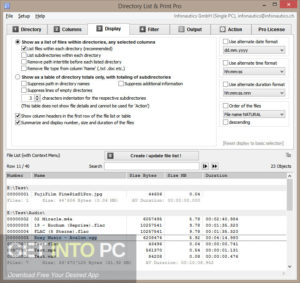 Directory List and Print Pro 2020 Offline Installer Download GetIntoPC.com