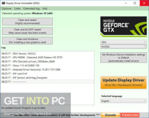 Display Driver Uninstaller 2020 Latest Version Download-GetintoPC.com