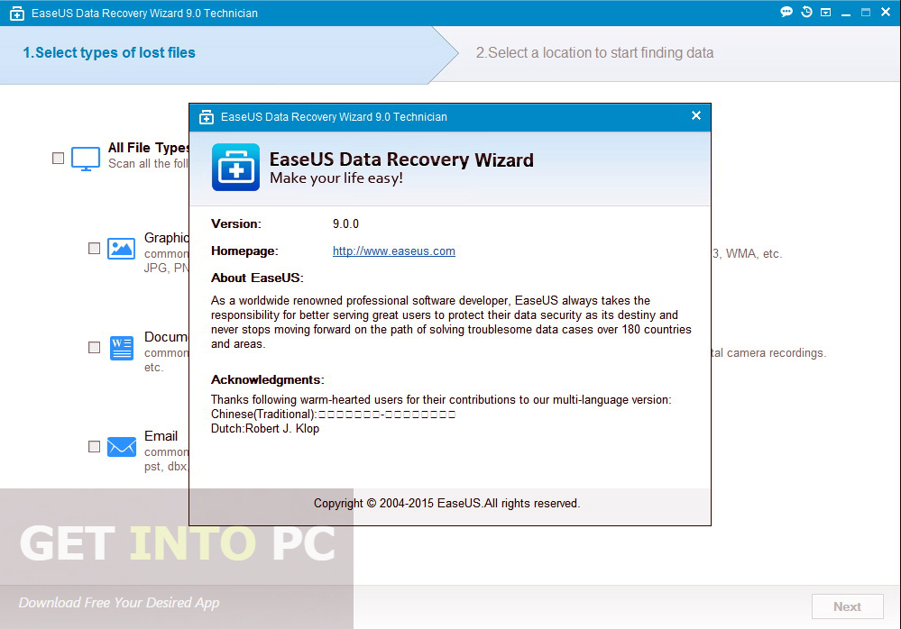 EaseUS Data Recovery Wizard Technician 9 Portable Offline Installer Download