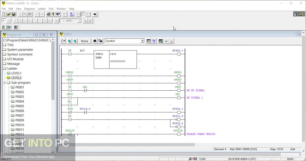 FANUC LADDER-III 6.9 Latest Version Download-GetintoPC.com