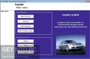 FORD VCM OBD (FoCOM) 2012 Offline Installer Download-GetintoPC.com
